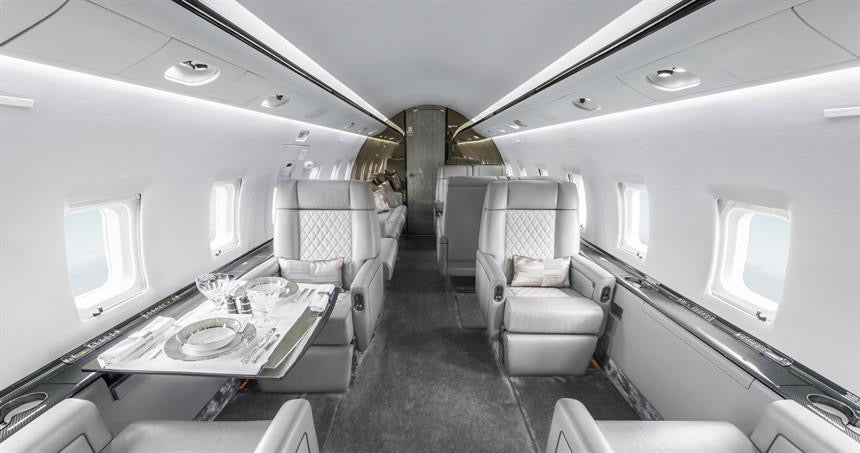 Exclusive travel by private jet